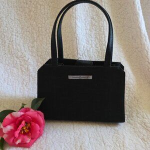 Frankie & Johnnie Black Cocktail Clutch Evening Bag